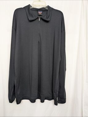 Patagonia Capilene Pullover XXL Black 1/4 Zip